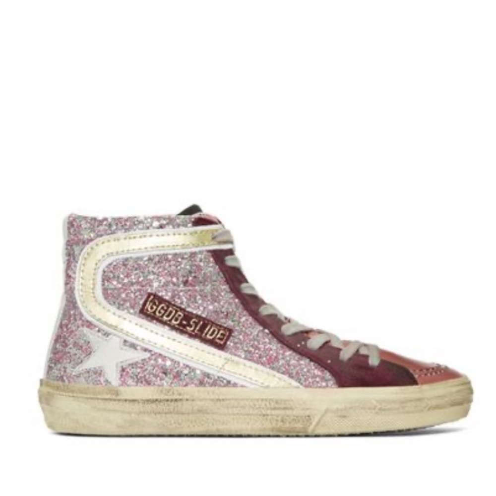Golden goose womens sneaker size 36 hightopGlitter